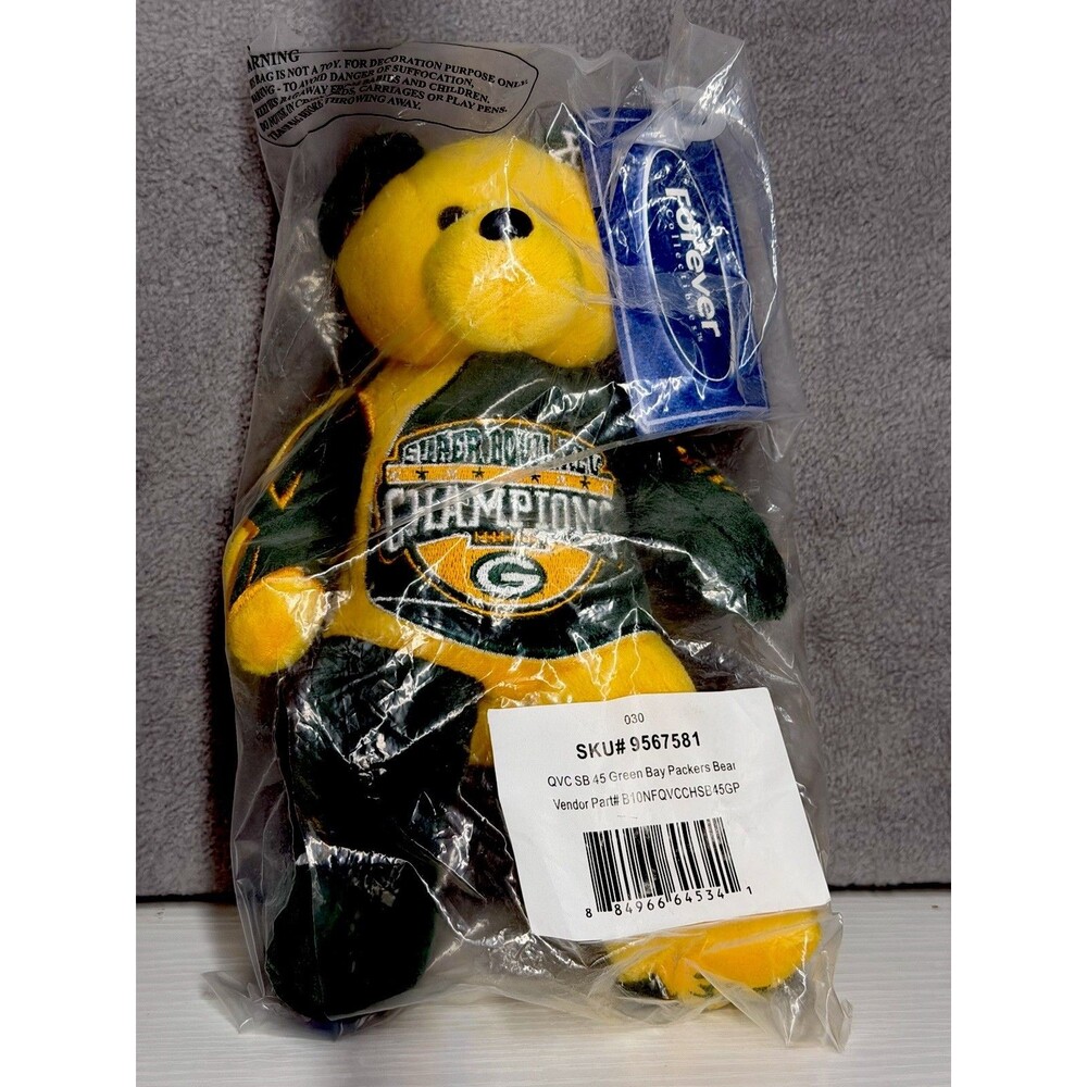 Forever Collectibles Green Bay Packers Super Bowl XLV Champions Bear #3878/10000